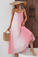 Fashion Sleeveless Gradient Casual Dress