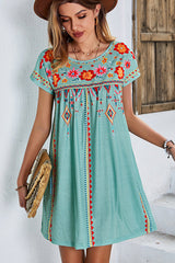 Fashion Casual Printed Mini Dress