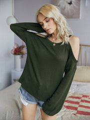 Suspenders One Shoulder Tops Knit Shirt