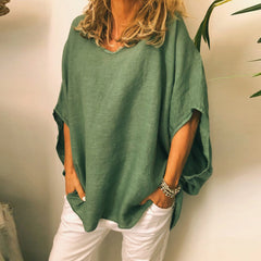 Women Breathable Loose Top Shirt