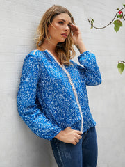 V Neck Lace Stitching Shirt