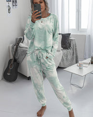 Tie Dye Two-Piece Set Loungewear