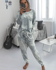 Tie Dye Two-Piece Set Loungewear