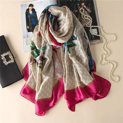 Vogue Scarf for Women Shawl Wraps Holiday Gift Floral Scarves Women