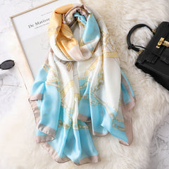 Vogue Silkly Scarf for Women Lightweight Classical Shawl Wraps Holiday Scarf Gift Scarves Women