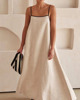 Vacation Suspenders Tube Top Maxi Dresses