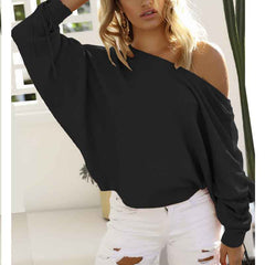 Women Casual Vogue Long Sleeve Loose O-Neck Sweater Tees T-Shirts