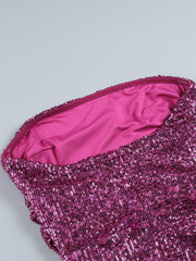 Mary back bow mini Dress