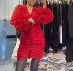 Peggy Lurex -crepe Mini Dress