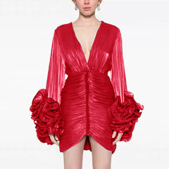 Peggy Lurex -crepe Mini Dress