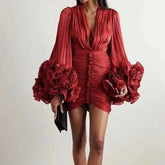 Peggy Lurex -crepe Mini Dress