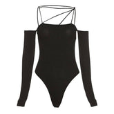 Ins Senior Ladies Sexy Backless Irregular Suspenders Slim Early Autumn Tops