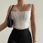Candice Sleeveless Strappy Corset Top