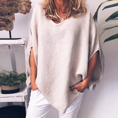 Women Breathable Loose Top Shirt