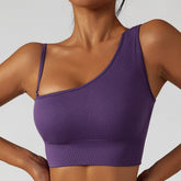Cierra Asymmetrical Neck Sports Top