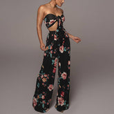 Tiffanie Floral Wide Pants Set