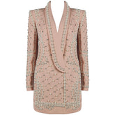 Polly Crystal Pearl Blazer Jacket