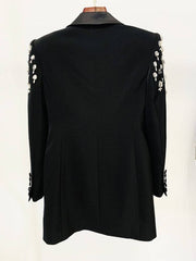 Bettina Beaded Long Blazer Dress
