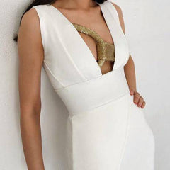 Selena Solid Sleeveless Asymmetric Hem Dress