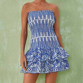 Megan Strapless Ruffle Mini Dress
