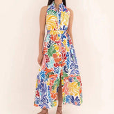 Jessamine Floral Cotton Maxi Dress