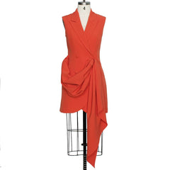 Mikki Double Breasted Irregular Hem Mini Dress