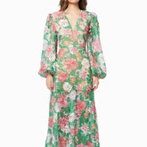 Charlie Floral Cutout Maxi Dress