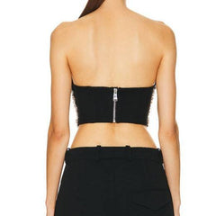 Mareli Crystal-embellished Corset Top