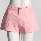Sarai Tone-Tone Denim Shorts