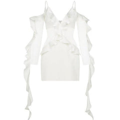 Chelsea Cold Shoulder Sleeves Mini Dress