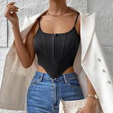 Alice Strappy Asymmetrical Hem Cami Shapewear Top