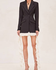 Brianne Long Sleeve With Ruffles Cut Top