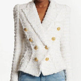 Cassandra Tweed Blazer & Mini Short Set