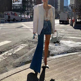 Bailee Irregular Denim Skirt