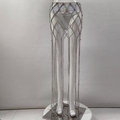 Brileigh Hand-woven Crystal Diamond Tassel Skirt