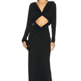 Lainie Cutout Long Sleeves Maxi Dress