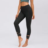 Kiara High Waist Lace Trim Leggings