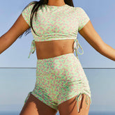 Isabela Ditsy Floral Drawstring Sports Set