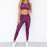 Nayeli Snakeskin Sports Set