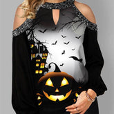 Lana Cold Shoulder Halloween Top