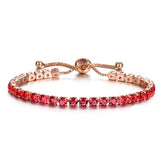 Imogene Crystal Push-Pull Bracelet