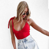 Nevaeh Underwire Tie Strap Top