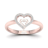 Cherish Crystal Heart Engagement Ring