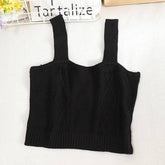 Kaylee Solid Knitted Tank Top