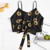 Elena Sunflower Print Cami Top