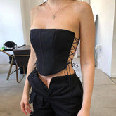 Kira Strapless Crop Top