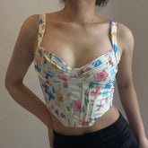 Noemi Floral Corset Top