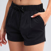 Mila Solid Mini Shorts