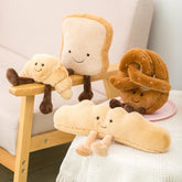 Toast Baguette Croissant Plush Toy