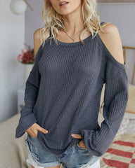 Suspenders One Shoulder Tops Knit Shirt